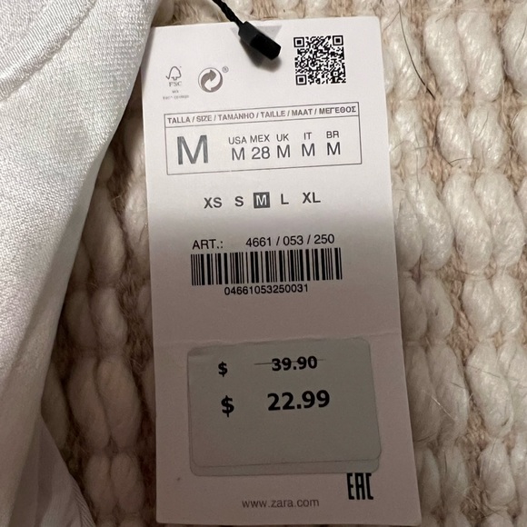 White Zara bodysuit - Picture 4 of 5